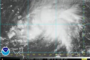 vis-l Maria dans le lointain ! Katia au dessus de nous !
