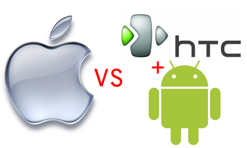 Apple Vs HTC+Android