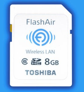 Toshiba FlashAir La carte Toshiba FlashAir concurrence la EyeFie