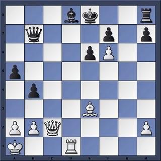 Echecs à Khanty-Mansiysk: la position après 31...Db7