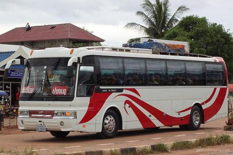 bus in Laos