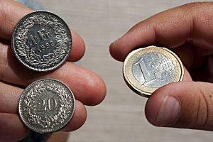 euro = 1.20 franc