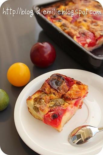 Clafoutis aux prunes