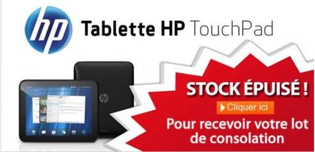 La tablette HP TouchPad c’est fini