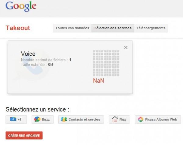 takeout 600x477 Les archives de Google Voice téléchargeables via Google Takeout