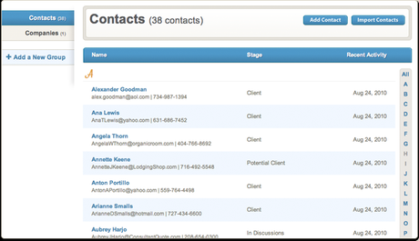 Gérez votre business avec contactme feature contacts Gérez votre business avec contactme
