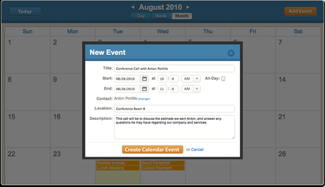 Gérez votre business avec contactme feature calendar Gérez votre business avec contactme