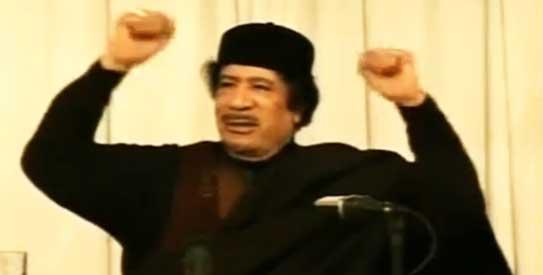 Libye – Le dernier discours incisif de Kadhafi