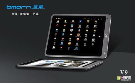 Bmorn V9 La Bmorn V9 : un tablette sous Android de plus ?