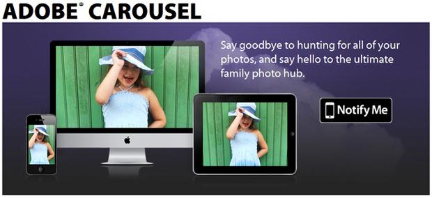 Adobe Carousel, un service de stockage dans les nuages pour iPhone - iPad et Mac...