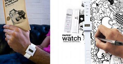 Paper watch, la montre en papier customisable !