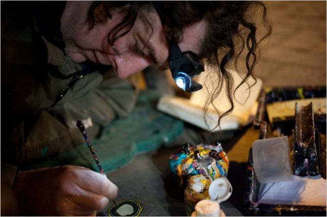 Chewing Gum Paintings by Ben Wilson