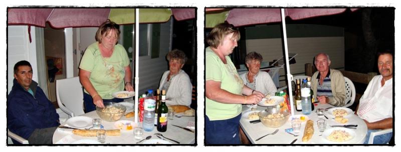 Deux Françoise au camping à Meschers, 19 août 2011