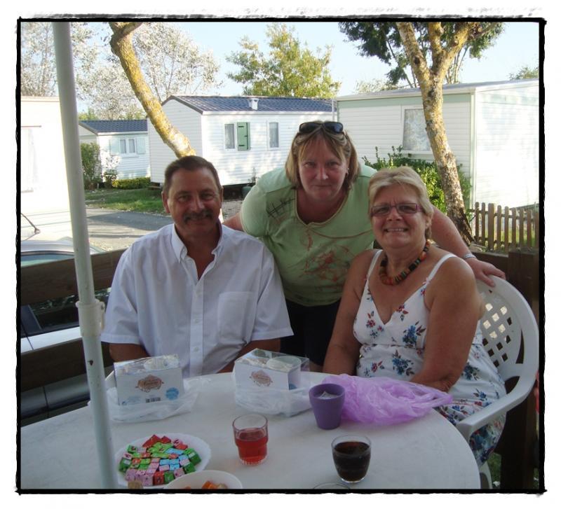 Deux Françoise au camping à Meschers, 19 août 2011