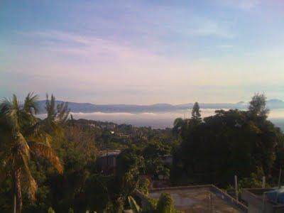 La pluie de la veille