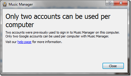 image thumb3 Résolution du bug “Only two accounts can be used per computer” sur Google Music Manager