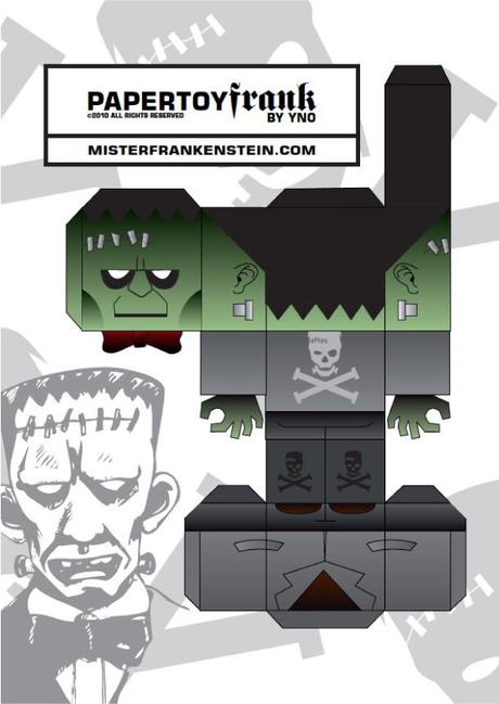 Papertoy Mister Frankenstein
