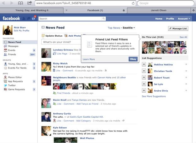 facebook listes Des listes intelligentes chez Facebook