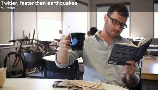 Twitter, plus rapide qu’un tremblement de terre