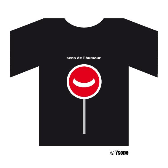 Tshirt sens humour Ysope