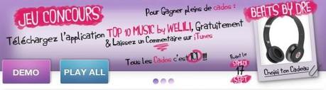 Une carte iTunes d’une valeur de 25€ à gagner avec l’application musicale Welili