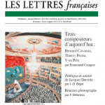 lettres Françaises-revue-littéraire-culturelle