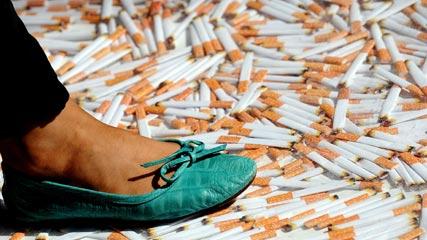 la lutte contre les cigarettes