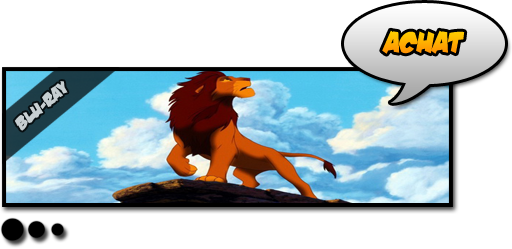 [Achat] Blu-Ray : Le Roi Lion .