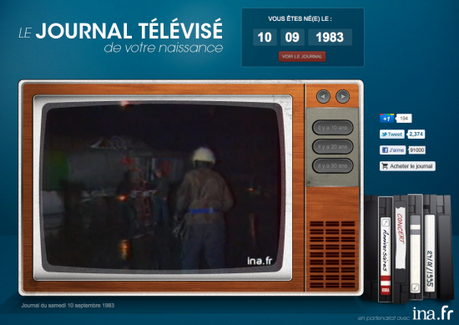 LE JT du jour de votre naissance