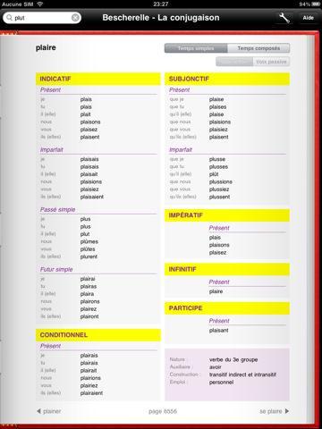 Bescherelle - La Conjugaison sur iPhone...