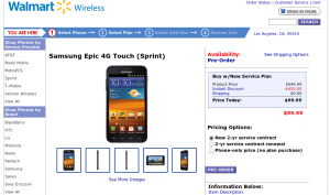 Samsung Epic Touch 300x177 Le dernier né des Samsung Epic Touch disponible en pré commande