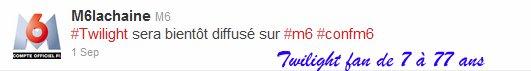 Diffusion de Twilight à la télévision française ...