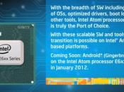 prochains processeurs Atom compatibles Android 2012