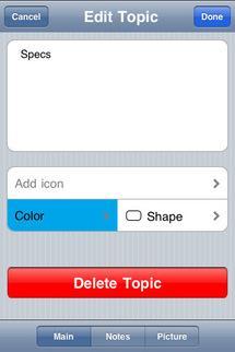 Mindjet, le « mind mapping » sur votre iPhone... (Gratuit quelques heures seulement)!