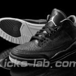 air jordan iii retro black flip 3 150x150 Nouvelles images: Air Jordan III Retro ‘Black Flip’ 