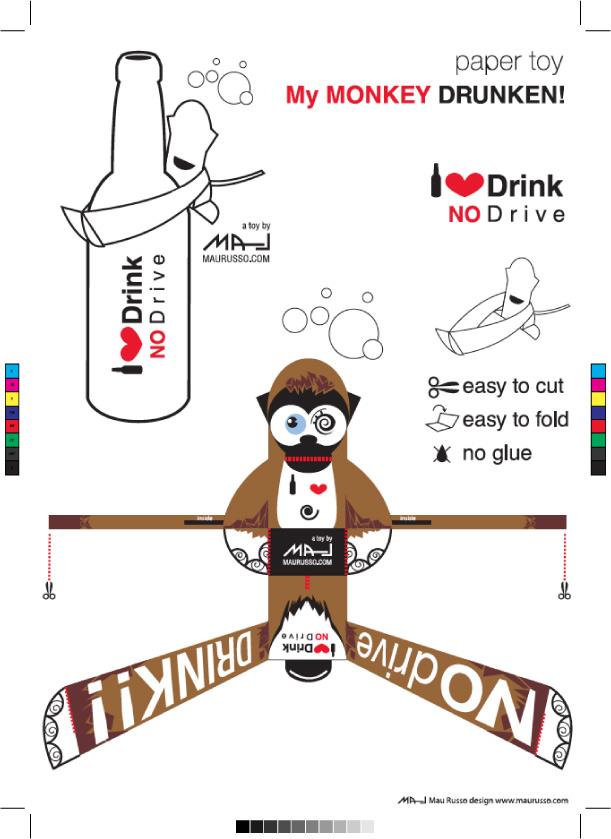 I Love drink No drive (social message for alcoholic party)