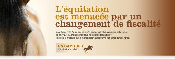 Hausse TVA equitation