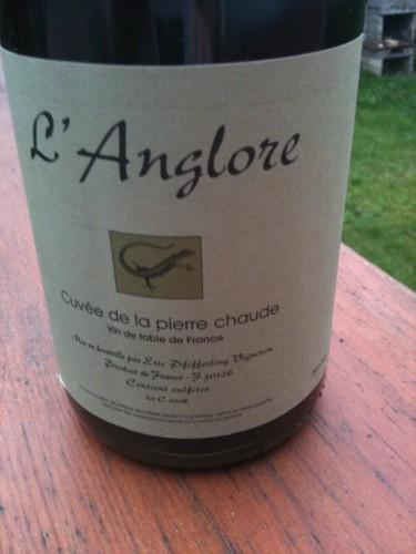 domaine de l'anglore,éric pfifferling,côtes du rhône,2009,indigène,crémant du jura, stéphane tissot