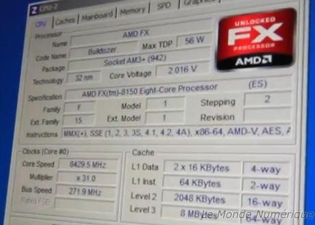 Un processeur AMD FX bat le record du monde de fréquence avec 8,429 Ghz