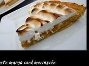 Tarte mango curd meringuée