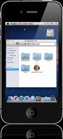 Mac OS X Lion dans votre iPhone...