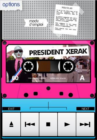 K7 Président Xerak (iOS) : jeu de piste urbain parisien pour iPhone