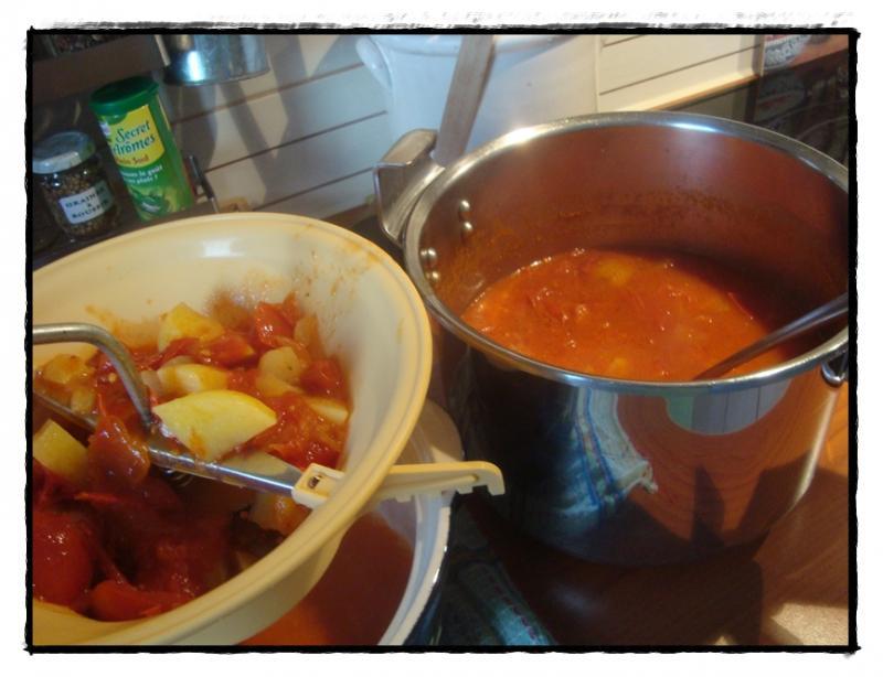 Soupe aux tomates de la motte