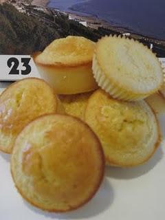 Dessert: Muffin à la Farine de Maïs ( ou comment terminer la polenta)