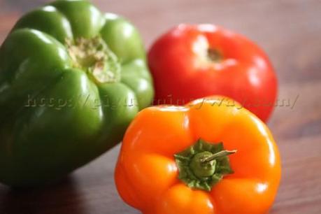 Légumes du soleil, poivron, tomate