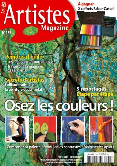 Artistes Magazine de Septembre Octobre est paru