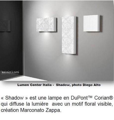 Nouveautés Lumière Dupont Corian 2011/201 Nouveautés Lumière Dupont Corian 2011/201