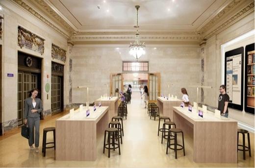 [Photos] Vers le plus grand Apple Store du monde...