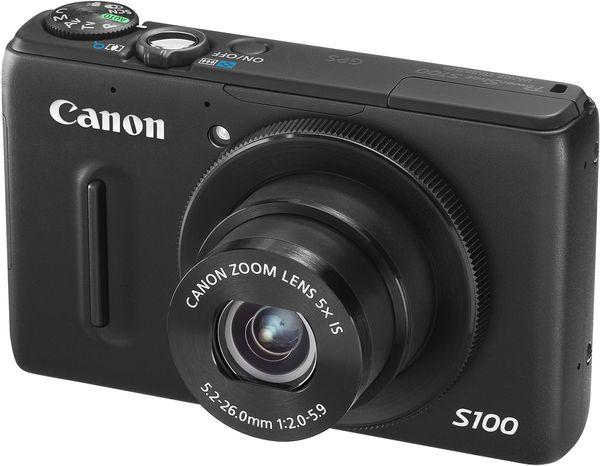 Canon S100 FSL HOR Black Canon PowerShot S100