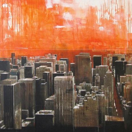 Tableau de l'artiste MO - Représentation de New York La Fonderie, mémoire industrielle et collectif artistique